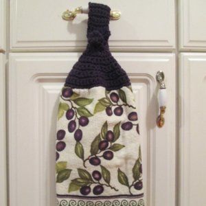 Crochet-topped Tea Towel